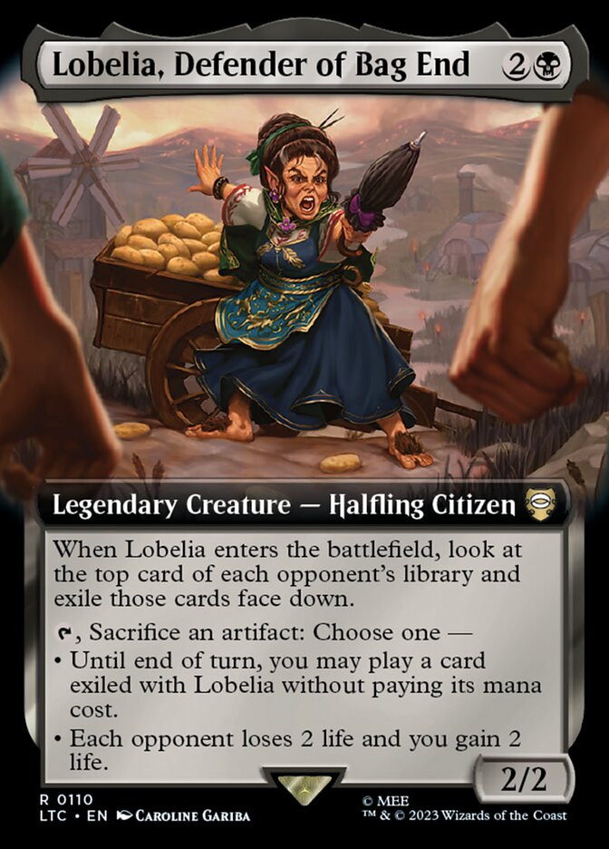 Lobelia, Defensora de Bolsão / Lobelia, Defender of Bag End - Magic: The Gathering - MoxLand