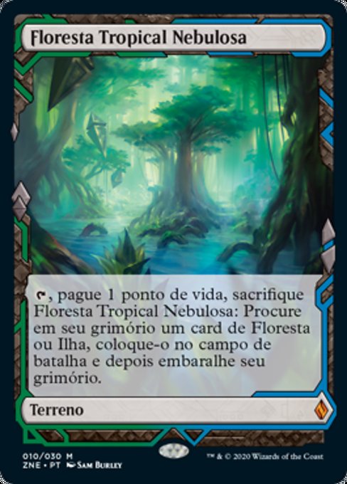 Floresta Tropical Nebulosa / Misty Rainforest - Magic: The Gathering - MoxLand