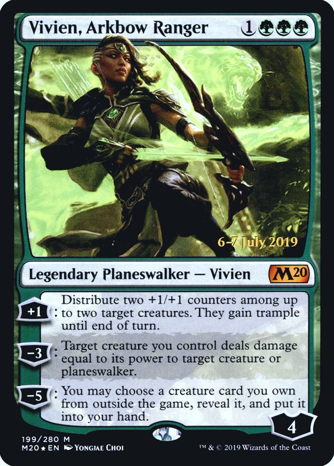 Vivien, Patrulheira do Arco Bestial / Vivien, Arkbow Ranger - Magic: The Gathering - MoxLand