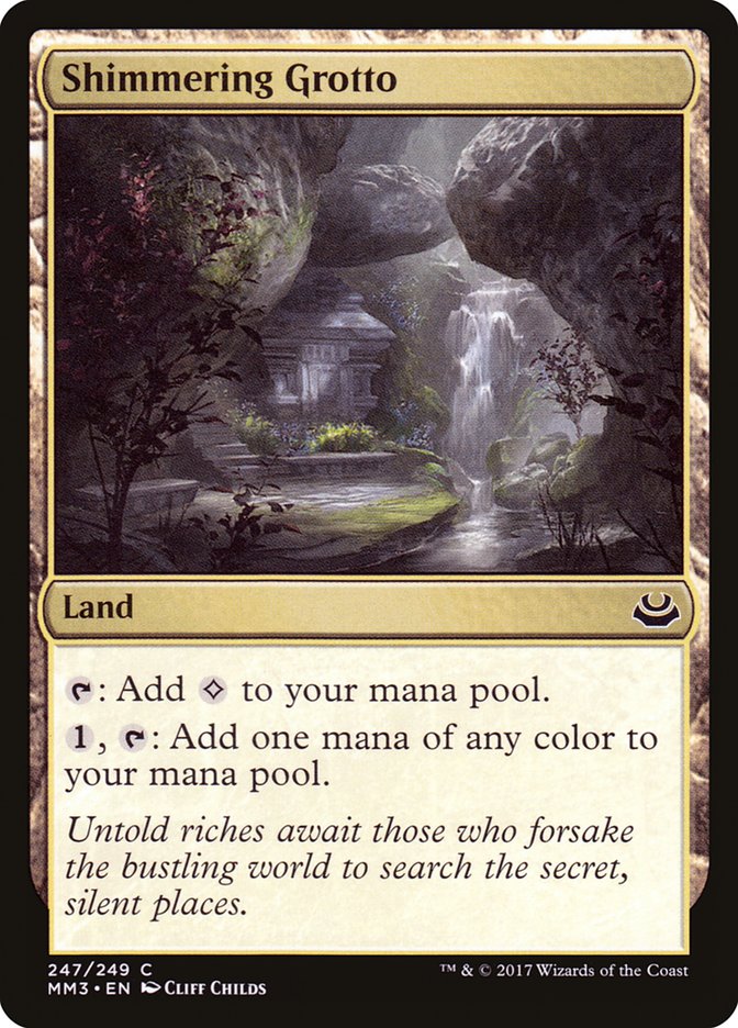 Gruta Cintilante / Shimmering Grotto - Magic: The Gathering - MoxLand