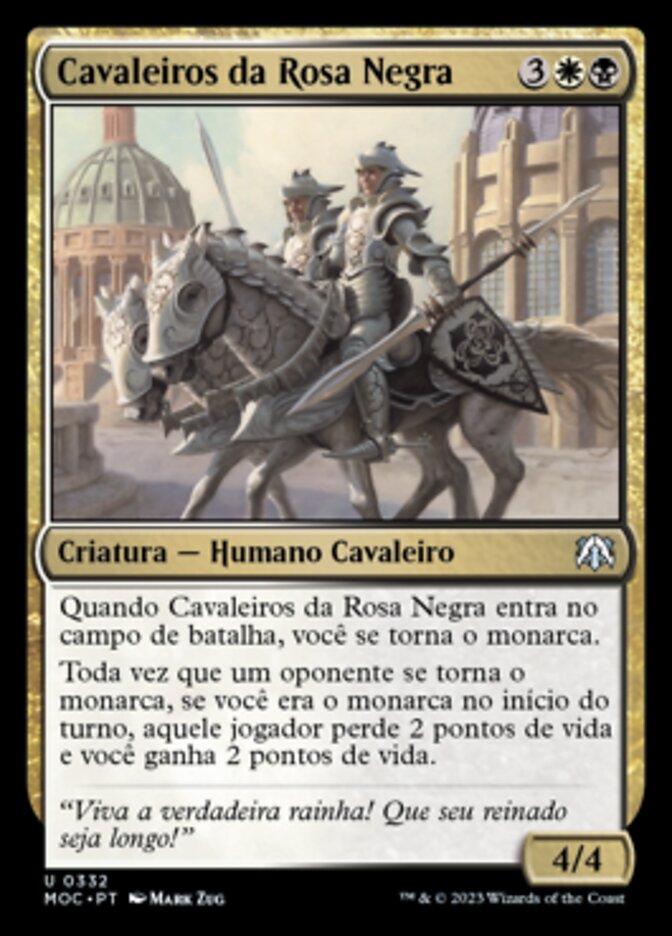 Cavaleiros da Rosa Negra / Knights of the Black Rose - Magic: The Gathering - MoxLand