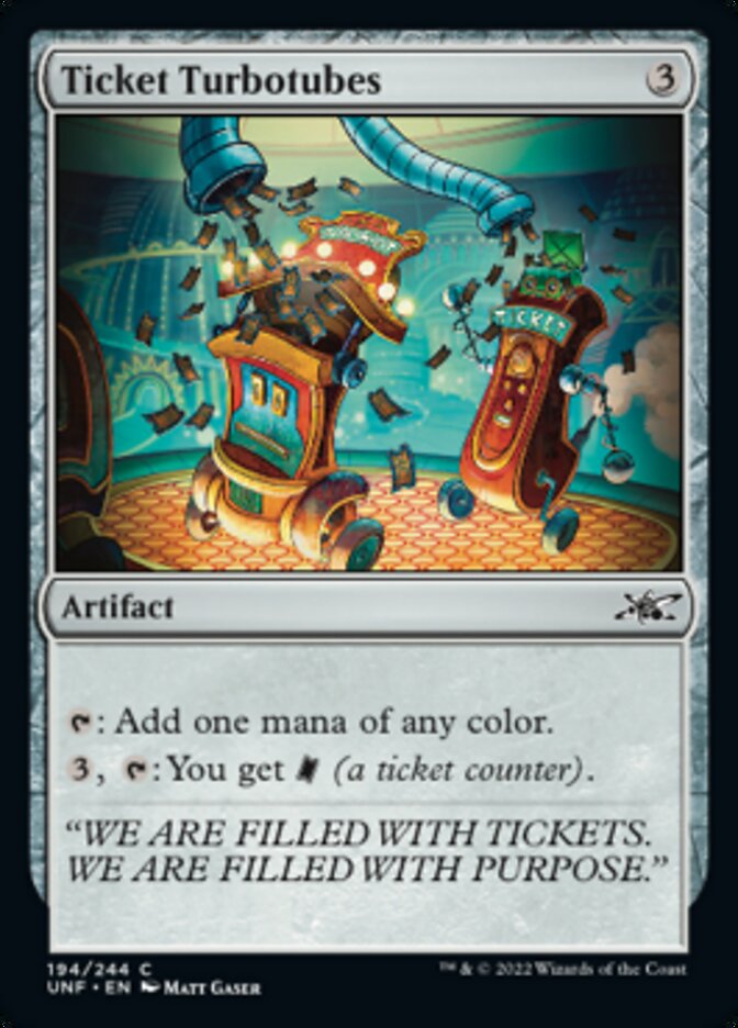 Ticket Turbotubes - Magic: The Gathering - MoxLand