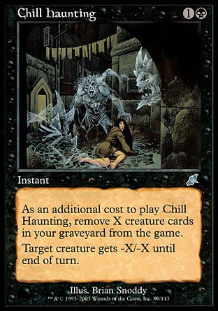 Calafrio de Pavor / Chill Haunting - Magic: The Gathering - MoxLand