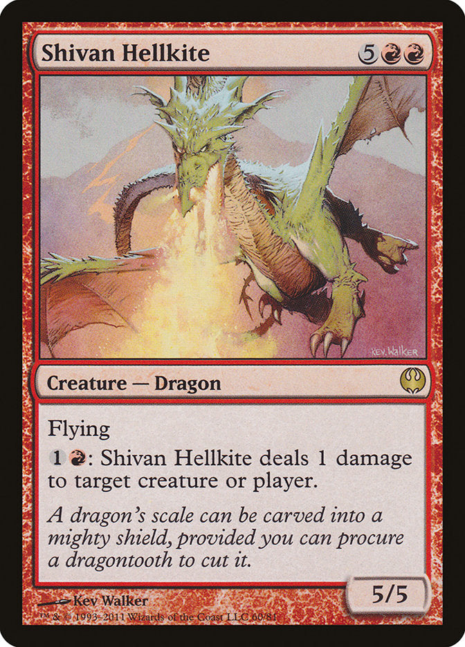 Dragão Avérneo de Shiv / Shivan Hellkite - Magic: The Gathering - MoxLand