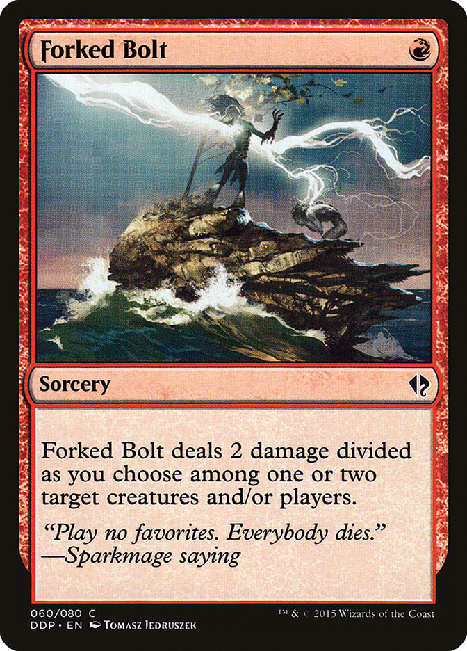 Raio Bifurcado / Forked Bolt - Magic: The Gathering - MoxLand