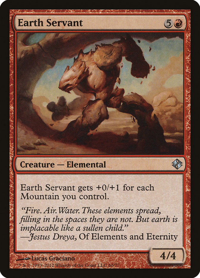 Servo da Terra / Earth Servant - Magic: The Gathering - MoxLand