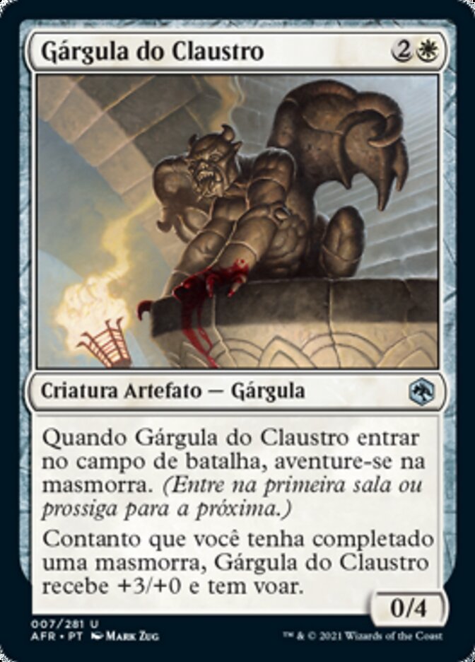 Gárgula do Claustro / Cloister Gargoyle - Magic: The Gathering - MoxLand