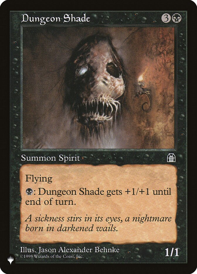 Vulto da Masmorra / Dungeon Shade - Magic: The Gathering - MoxLand