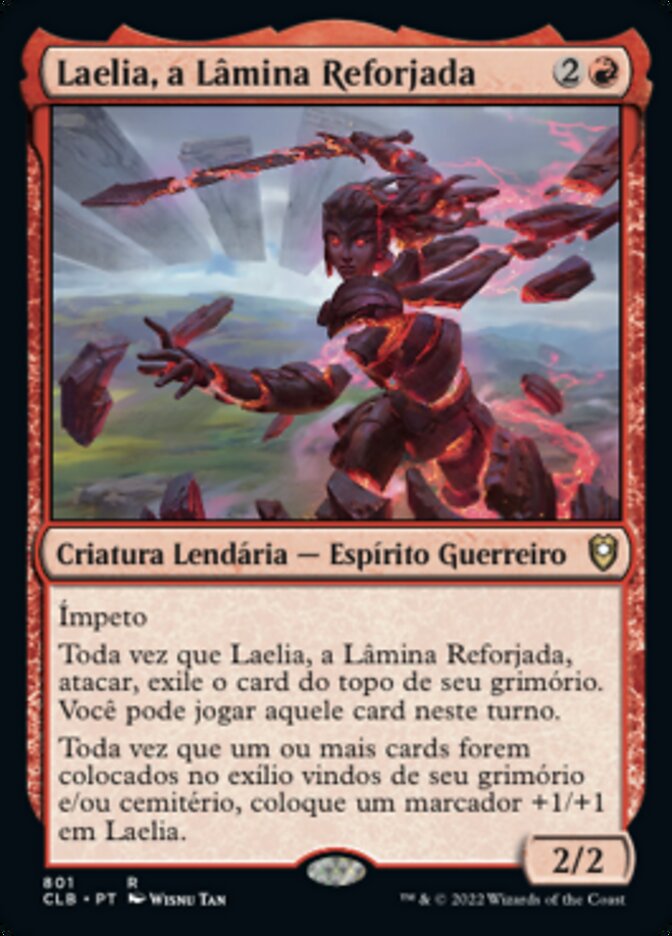 Laelia, a Lâmina Reforjada / Laelia, the Blade Reforged - Magic: The Gathering - MoxLand