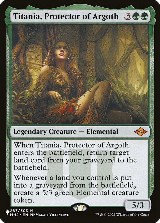 Titânia, Protetora de Argoth / Titania, Protector of Argoth - Magic: The Gathering - MoxLand