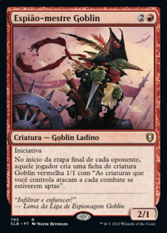 Espião-mestre Goblin / Goblin Spymaster - Magic: The Gathering - MoxLand