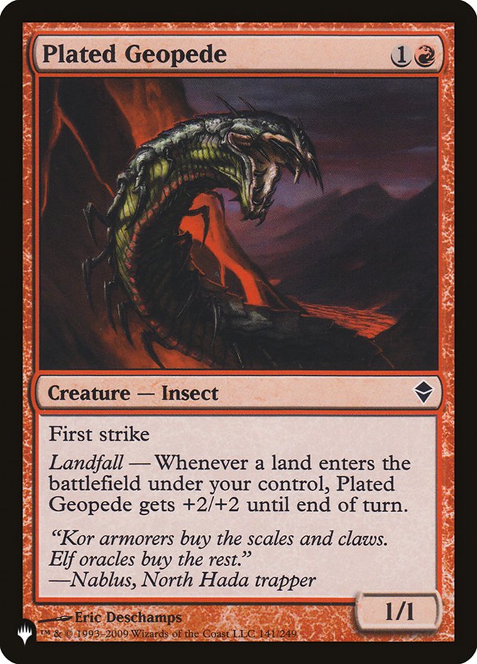 Geopede Blindado / Plated Geopede - Magic: The Gathering - MoxLand