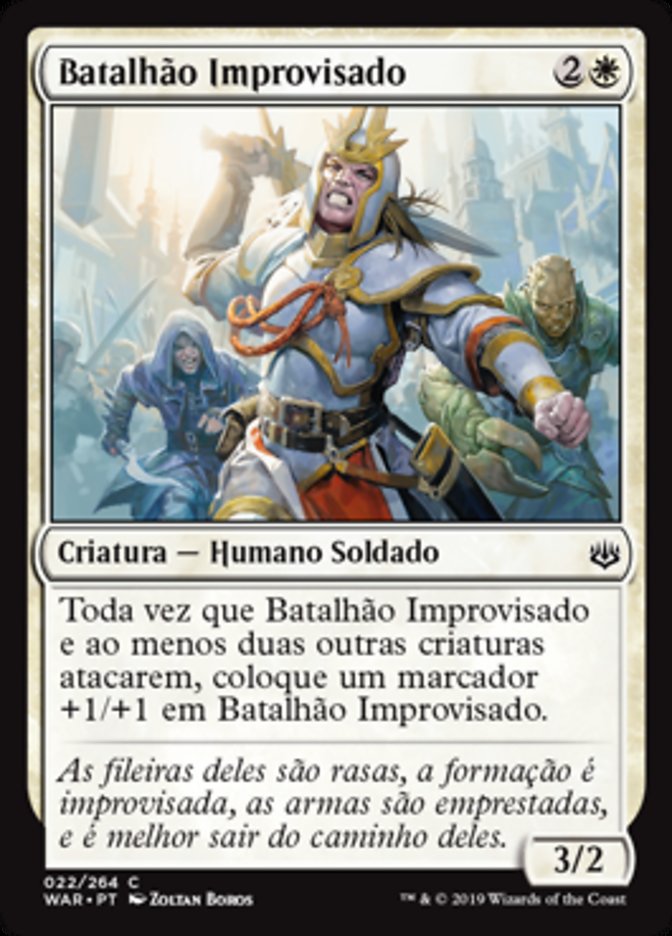 Batalhão Improvisado / Makeshift Battalion - Magic: The Gathering - MoxLand