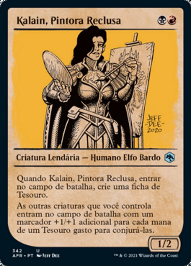 Kalain, Pintora Reclusa / Kalain, Reclusive Painter - Magic: The Gathering - MoxLand