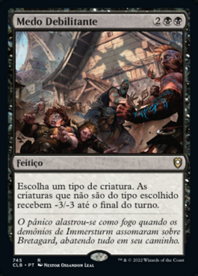 Medo Debilitante / Crippling Fear - Magic: The Gathering - MoxLand