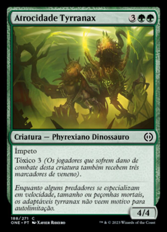 Atrocidade Tyrranax / Tyrranax Atrocity - Magic: The Gathering - MoxLand