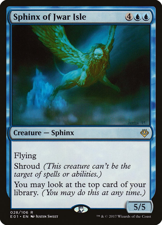 Esfinge da Ilha de Jwar / Sphinx of Jwar Isle - Magic: The Gathering - MoxLand