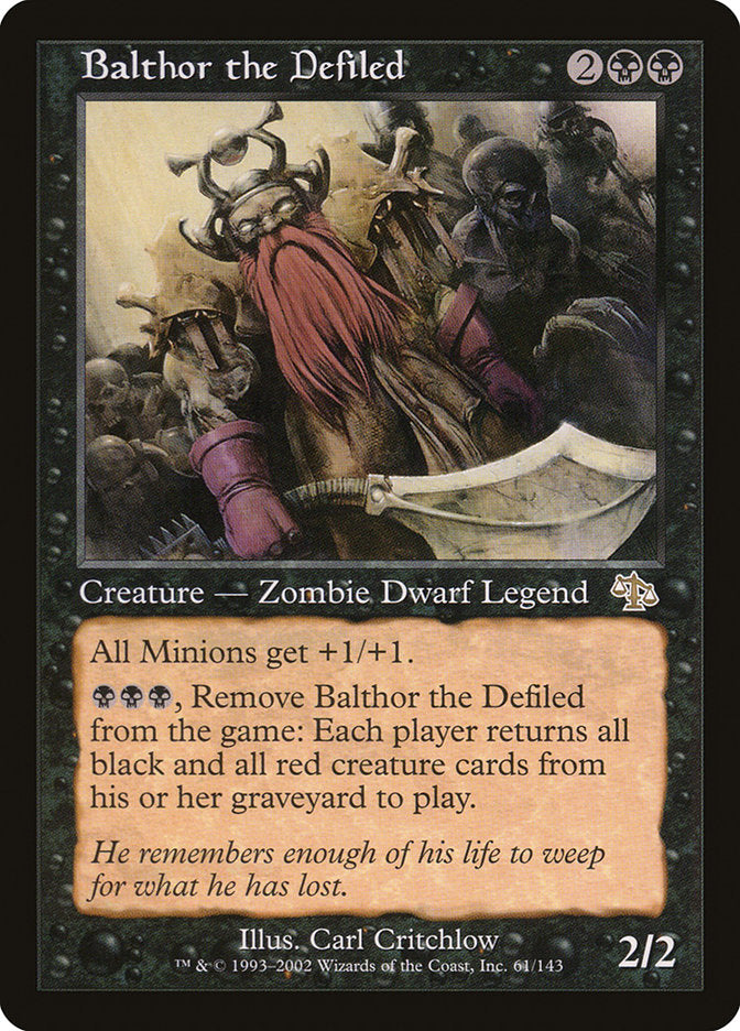 Balthor, o Corrompido / Balthor the Defiled - Magic: The Gathering - MoxLand