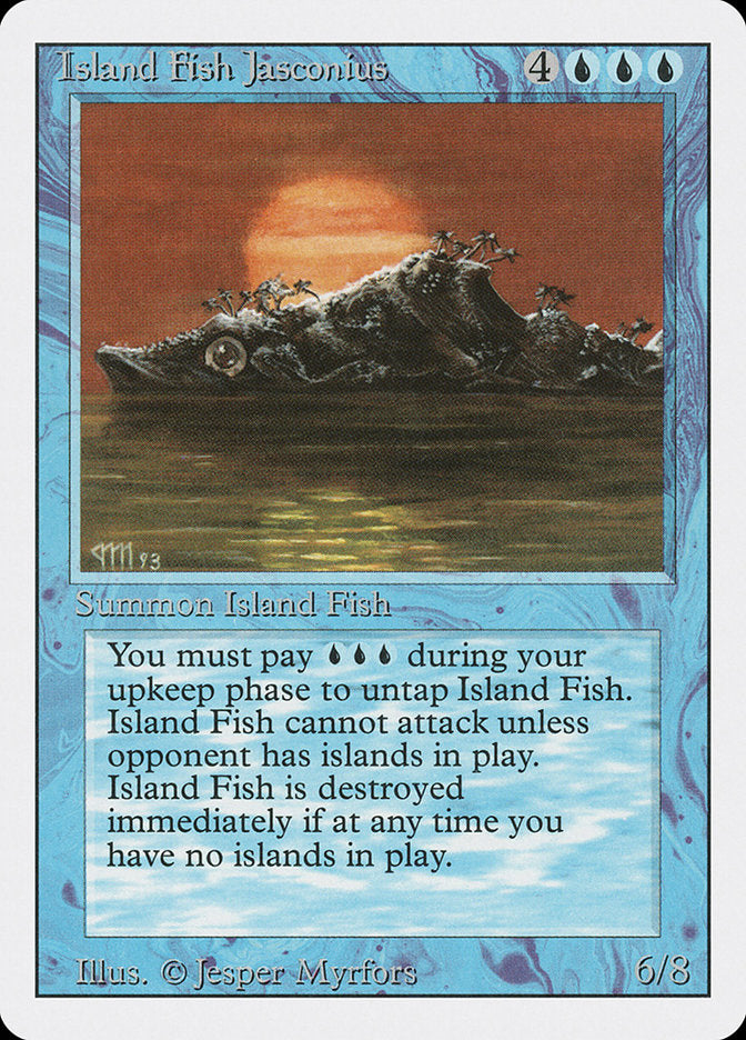 Peixe-Ilha Jasconius / Island Fish Jasconius - Magic: The Gathering - MoxLand