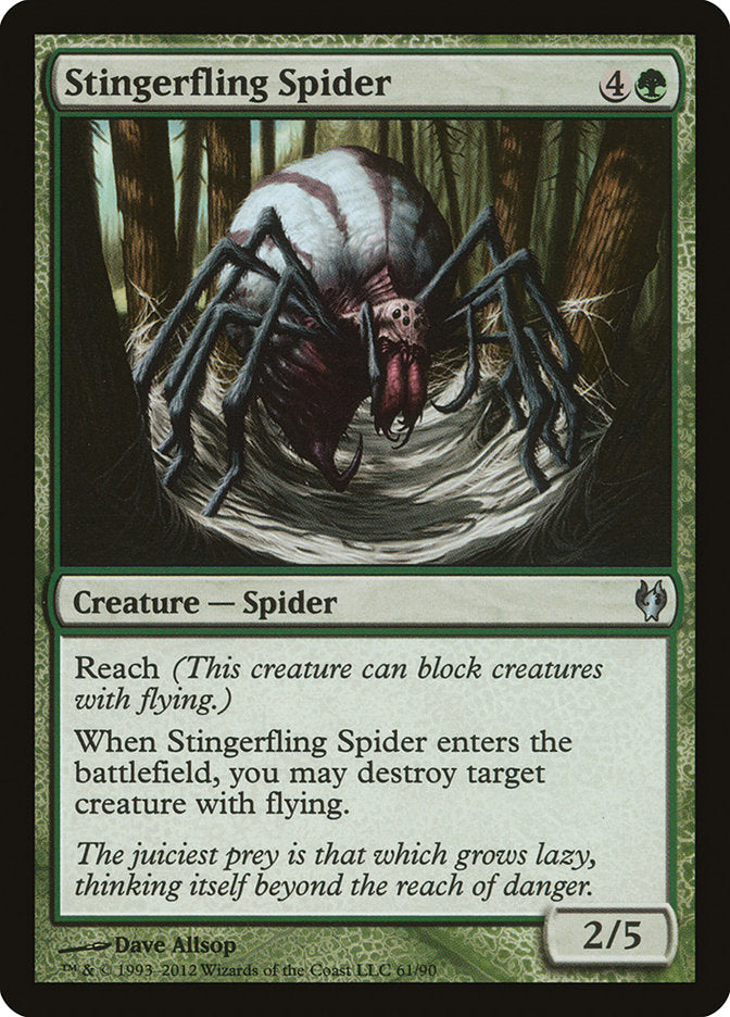 Aranha Lança-Ferrão / Stingerfling Spider - Magic: The Gathering - MoxLand