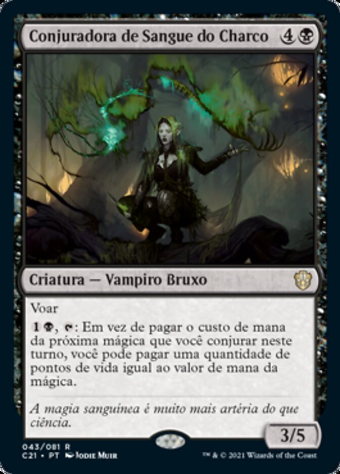 Conjuradora de Sangue do Charco / Marshland Bloodcaster - Magic: The Gathering - MoxLand