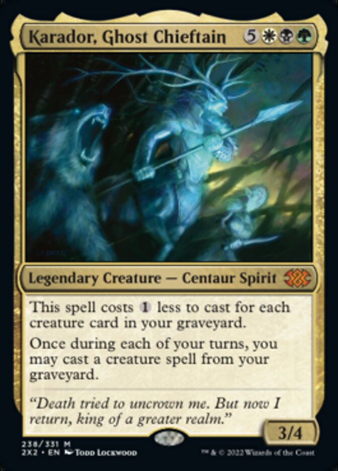 Karador, Cacique Fantasma / Karador, Ghost Chieftain - Magic: The Gathering - MoxLand