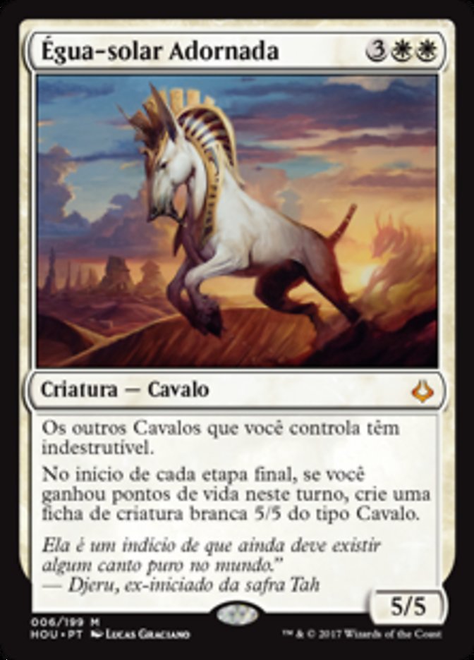 Égua-solar Adornada / Crested Sunmare - Magic: The Gathering - MoxLand