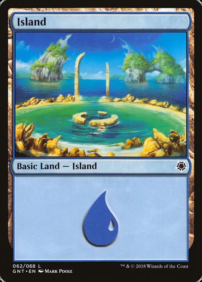 Ilha / Island - Magic: The Gathering - MoxLand