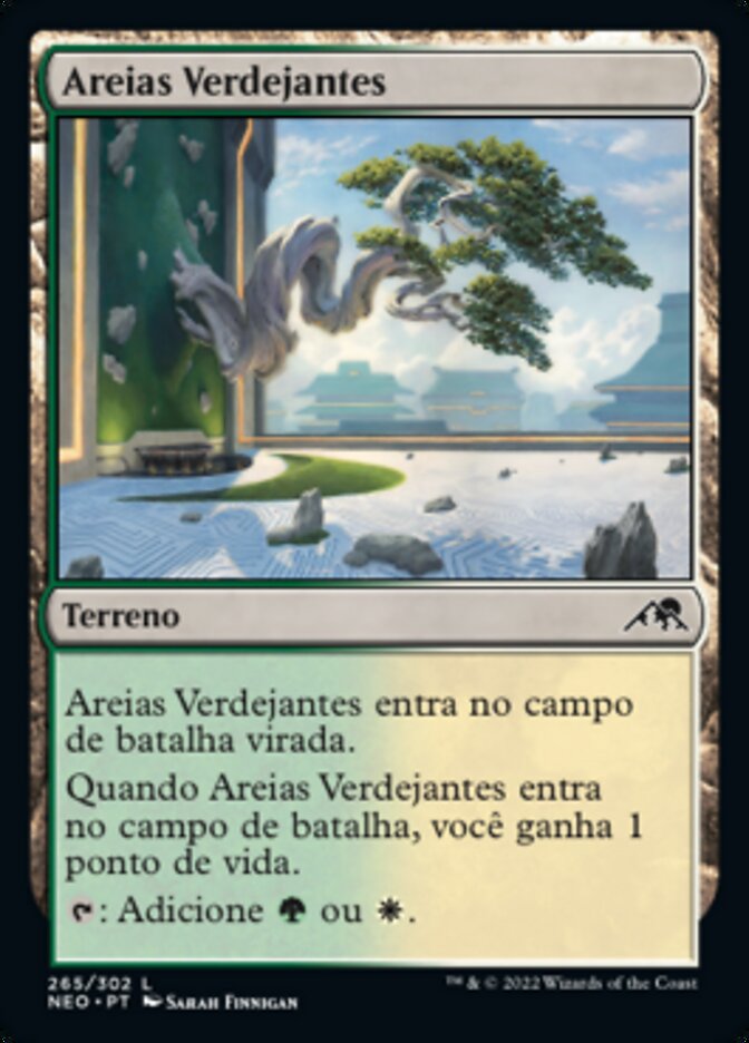 Areias Verdejantes / Blossoming Sands - Magic: The Gathering - MoxLand