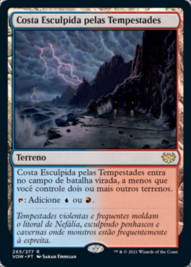 Costa Esculpida pelas Tempestades / Stormcarved Coast - Magic: The Gathering - MoxLand