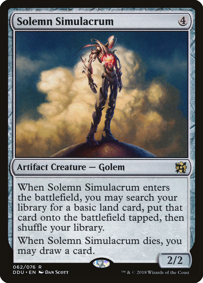 Simulacro Solene / Solemn Simulacrum - Magic: The Gathering - MoxLand