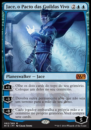 Jace, o Pacto das Guildas Vivo / Jace, the Living Guildpact - Magic: The Gathering - MoxLand