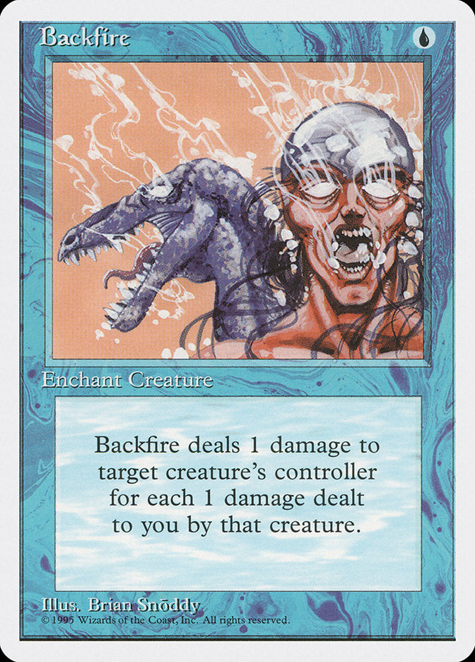 Choque de Retorno / Backfire - Magic: The Gathering - MoxLand