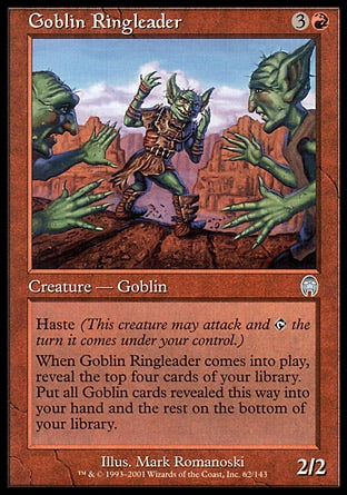 Líder Revolucionário Goblin / Goblin Ringleader - Magic: The Gathering - MoxLand