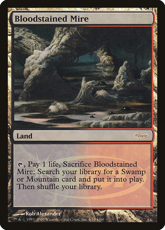 Lamaçal Ensanguentado / Bloodstained Mire - Magic: The Gathering - MoxLand