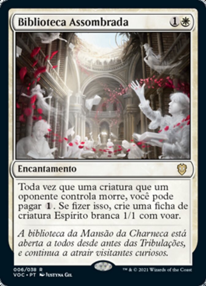 Biblioteca Assombrada / Haunted Library - Magic: The Gathering - MoxLand