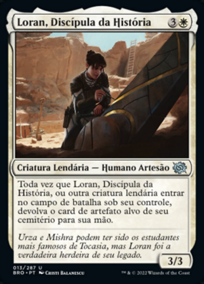 Loran, Discípula da História / Loran, Disciple of History - Magic: The Gathering - MoxLand