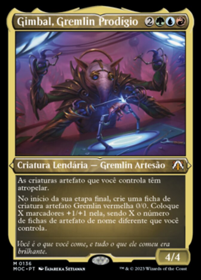 Gimbal, Gremlin Prodígio / Gimbal, Gremlin Prodigy - Magic: The Gathering - MoxLand