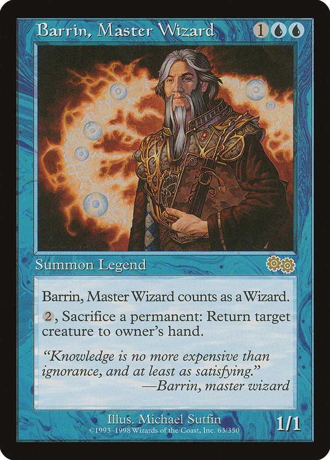 Barrin, Mago Mestre / Barrin, Master Wizard - Magic: The Gathering - MoxLand