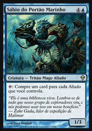 Sábio do Portão Marinho / Sea Gate Loremaster - Magic: The Gathering - MoxLand