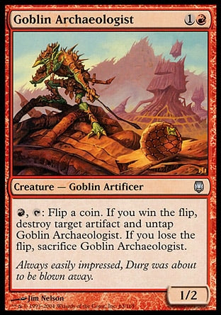 Arqueólogo Goblin / Goblin Archaeologist - Magic: The Gathering - MoxLand