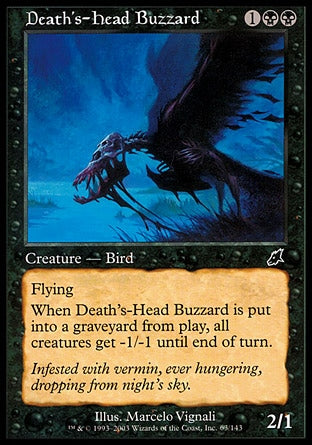 Busardo Cabeça-da-Morte / Death's-Head Buzzard - Magic: The Gathering - MoxLand