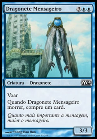 Dragonete Mensageiro / Messenger Drake - Magic: The Gathering - MoxLand