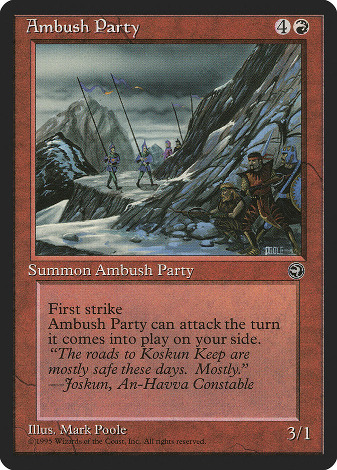 Grupo de Emboscada / Ambush Party - Magic: The Gathering - MoxLand