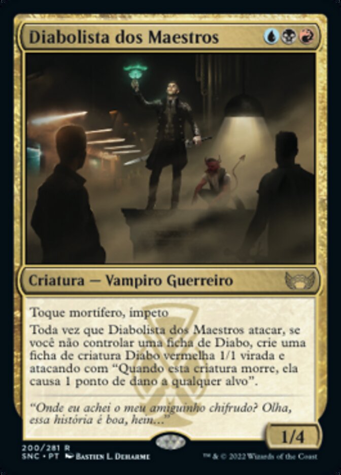 Diabolista dos Maestros / Maestros Diabolist - Magic: The Gathering - MoxLand