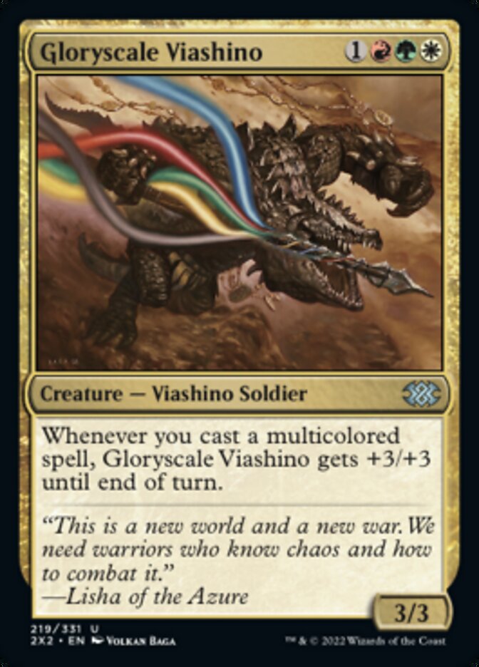 Viashino da Escama Gloriosa / Gloryscale Viashino - Magic: The Gathering - MoxLand