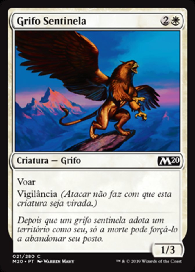 Grifo Sentinela / Griffin Sentinel - Magic: The Gathering - MoxLand