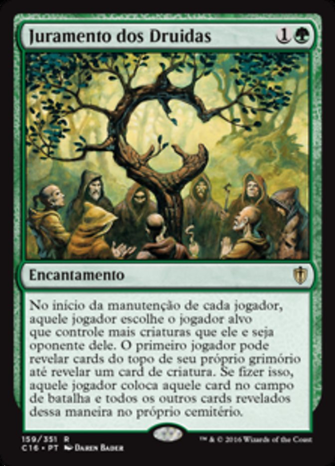 Juramento dos Druidas / Oath of Druids - Magic: The Gathering - MoxLand