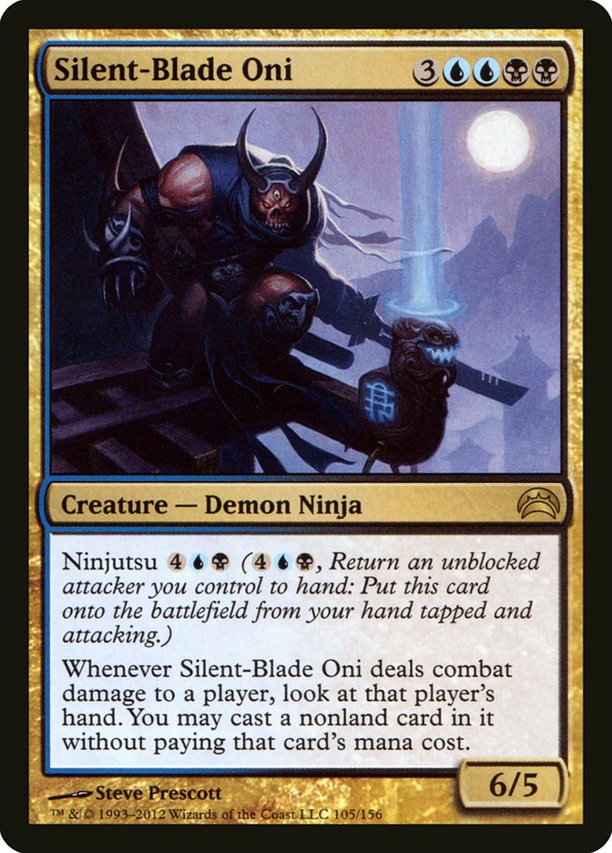 Oni da Lâmina Silenciosa / Silent-Blade Oni - Magic: The Gathering - MoxLand