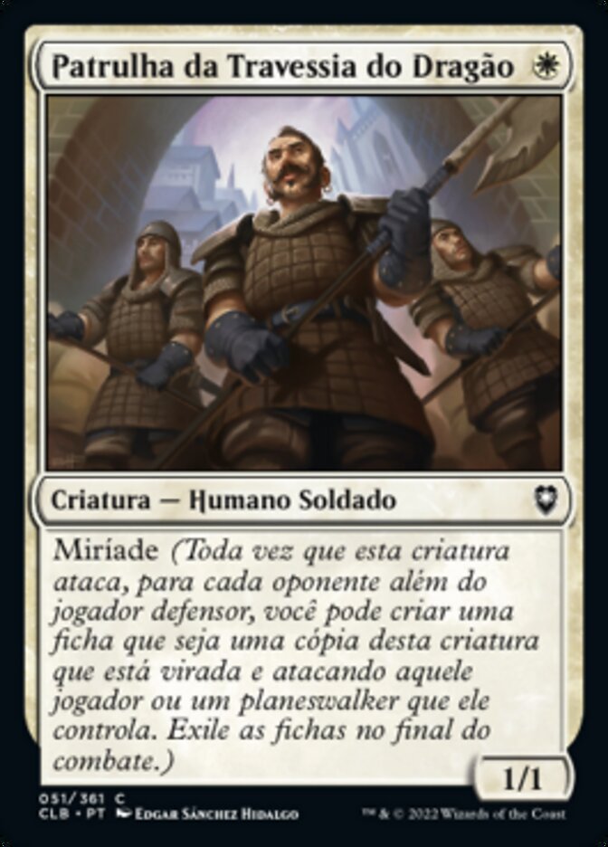 Patrulha da Travessia do Dragão / Wyrm's Crossing Patrol - Magic: The Gathering - MoxLand